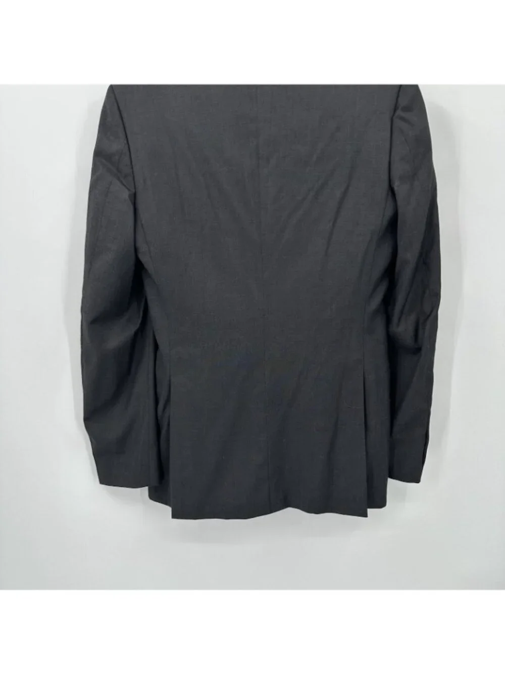 JOSEPH ABBOUD extreme slim fit jacket blazer gray 38L 100% wool business office